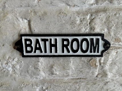 bathroom sign